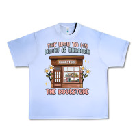 Grape Ice the way to my heart is through the bookstore Urban Heavy Tee - MaliasSmallBusiness