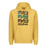 Antique Gold merry christmas Premium Hoodie - JahusDesignShop
