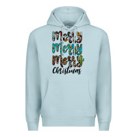 Blue Mist merry christmas Premium Hoodie - JahusDesignShop