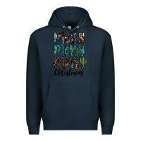Navy merry christmas Premium Hoodie - JahusDesignShop