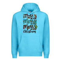 Ocean Blue merry christmas Premium Hoodie - JahusDesignShop