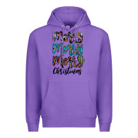 Purple merry christmas Premium Hoodie - JahusDesignShop