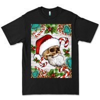 Black Christmas hippie skeleton santa Premium Tee - Artiststas