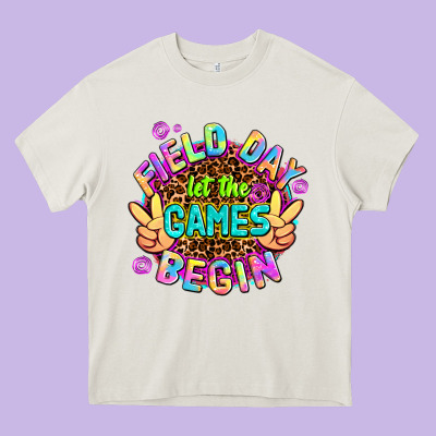 Field Day Let The Games Begin Heavy Core Tee Designed By Adodesignshop