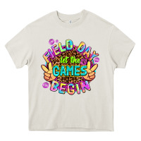 Cream field day let the games begin Heavy Core Tee - AdoDesignShop