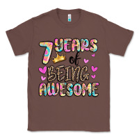 Chestnut 7 years of being awesome Classic Tee - MaliasSmallBusiness