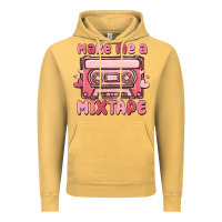 Vintage Mustard make me a mixtape Vintage Hoodie - MaliasSmallBusiness