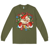 Army Green mexican santa Long Sleeve Tee - MaliasSmallBusiness