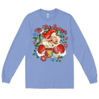 Colony Blue mexican santa Long Sleeve Tee - MaliasSmallBusiness
