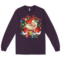 Plum mexican santa Long Sleeve Tee - MaliasSmallBusiness