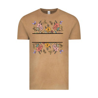 Vintage Camel wildflower your text here Vintage Tee - MaliasSmallBusiness