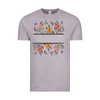 Vintage Zinc wildflower your text here Vintage Tee - MaliasSmallBusiness