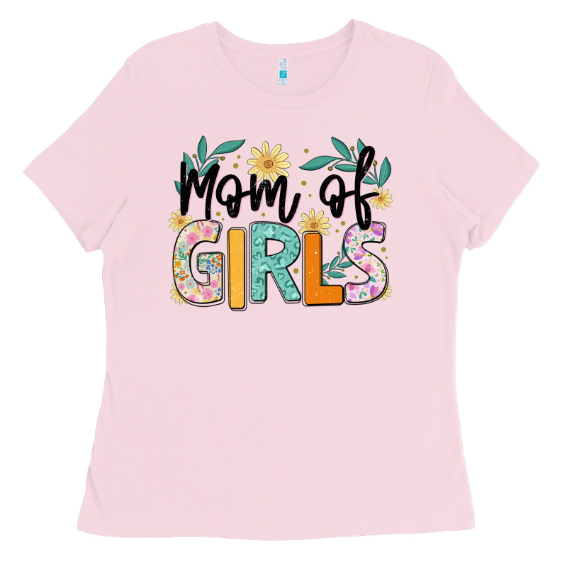 Mom Of Girls Ladies Tee by JahusDesignShop | Teevron