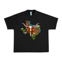 Black longhorn texas map Urban Heavy Tee - AdoDesignShop