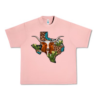Salmon longhorn texas map Urban Heavy Tee - AdoDesignShop