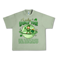 Oil Green lucky world tour st. patricks day Urban Heavy Tee - MaliasSmallBusiness