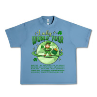 Pebble Blue lucky world tour st. patricks day Urban Heavy Tee - MaliasSmallBusiness