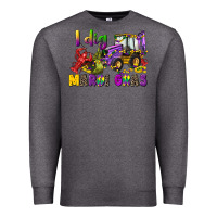 Charcoal Heather i dig mardi gras Premium Sweatshirt - CowGirlArtShop