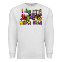 Oatmeal Heather i dig mardi gras Premium Sweatshirt - CowGirlArtShop