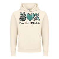 Vintage Artic peace love phlebotomy Vintage Hoodie - MaliasSmallBusiness