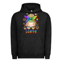 Lgbtq+ Messy Bun With Snacks Urban Hoodie | Teevron