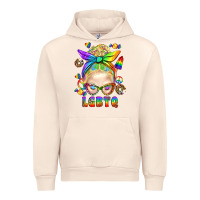 Sandshell LGBTQ+ Messy Bun With Snacks Urban Hoodie - BundleAndBundleShop