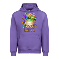 Tulip LGBTQ+ Messy Bun With Snacks Urban Hoodie - BundleAndBundleShop