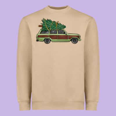 Christmas Vacation Car Heavyweight Sweatshirt Designed By Maliassmallbusiness