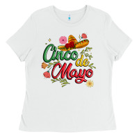 White cinco de mayo Ladies Tee - JahusDesignShop