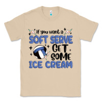 Mushroom if you want a soft serve get some ice cream Classic Tee - MaliasSmallBusiness