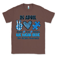 Chestnut in april we wear blue Classic Tee - JahusDesignShop