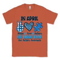 Copper in april we wear blue Classic Tee - JahusDesignShop