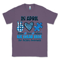 Lavender in april we wear blue Classic Tee - JahusDesignShop