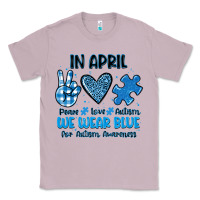 Lilac in april we wear blue Classic Tee - JahusDesignShop