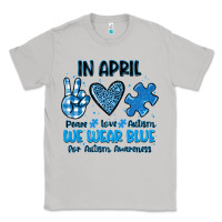 Moon Dust in april we wear blue Classic Tee - JahusDesignShop