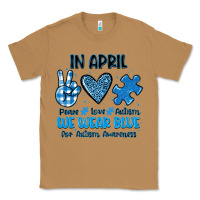 Toasted Coconut in april we wear blue Classic Tee - JahusDesignShop