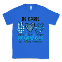 True Royal in april we wear blue Classic Tee - JahusDesignShop