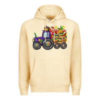 Pina Colada mardi gras tractor Premium Hoodie - CowGirlArtShop