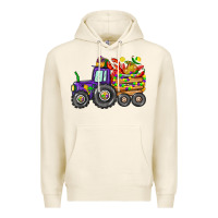 Tofu mardi gras tractor Premium Hoodie - CowGirlArtShop