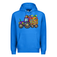 True Royal mardi gras tractor Premium Hoodie - CowGirlArtShop