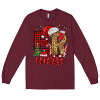 Burgundy er nurse christmas Long Sleeve Tee - MaliasSmallBusiness