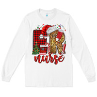 White er nurse christmas Long Sleeve Tee - MaliasSmallBusiness