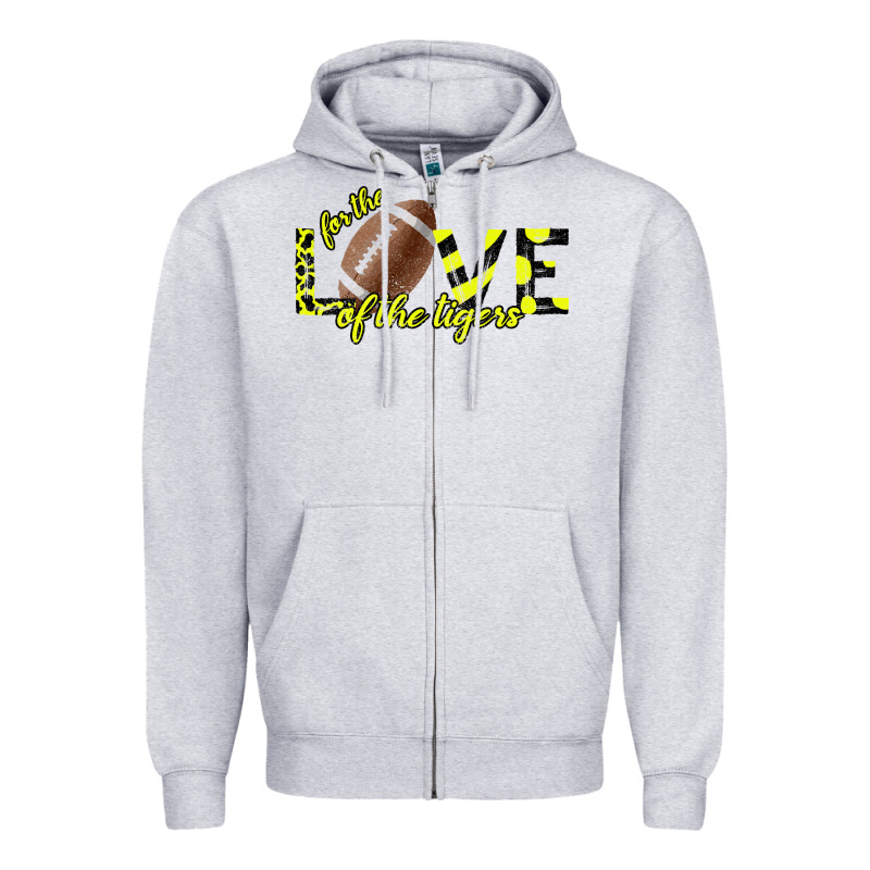 Love Of The Tigers Zipper Hoodie by Bettercallsaul | Teevron