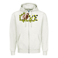 Oatmeal Heather Love of the Tigers Zipper Hoodie - Bettercallsaul