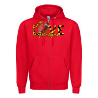 Red Love of the Tigers Zipper Hoodie - Bettercallsaul