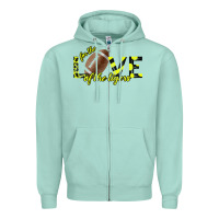 Seafoam Love of the Tigers Zipper Hoodie - Bettercallsaul