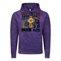 Cloud Purple faith cross Vintage Hoodie - MaliasSmallBusiness