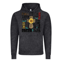 Vintage Black faith cross Vintage Hoodie - MaliasSmallBusiness