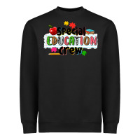 Black special education crew Heavyweight Sweatshirt - NancyCooperArtShop