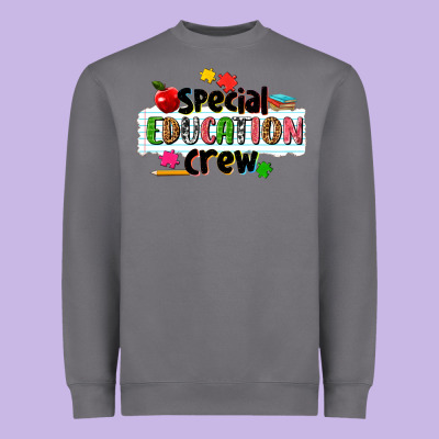 Special Education Crew Heavyweight Sweatshirt Designed By Nancycooperartshop